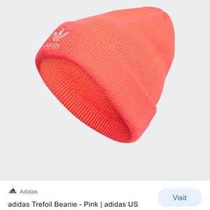 Adidas Trefoil Beanie - Bright Neon Pink